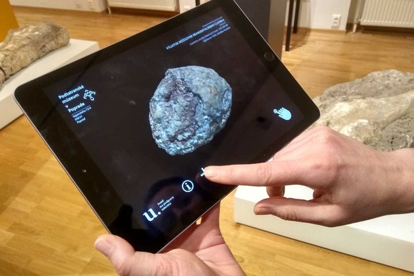 Fotogrametricky spracovaný interaktívny 3D model originálu mozgovne neandertálskeho človeka z Gánoviec