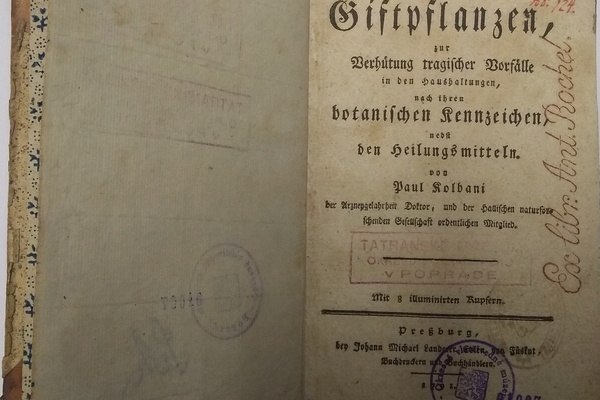 1. Titulný list s ex libris A. Rochel