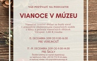 Vianoce v múzeu 2019 Podtatranské múzeum v Poprade