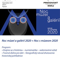 Noc múzeí a galérií 2020