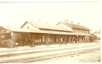 Železničná stanica Poprad -Veľká na začiatku 20. storočia