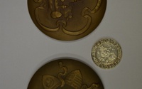 Otvorená dvojitá mediala - Slovenská numizmatická spoločnosť, averz