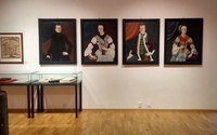 Portréty rodiny Cziserovcov, stav po reštaurovaní - pohľad do expozície