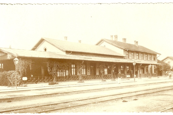 Železničná stanica Poprad -Veľká na začiatku 20. storočia