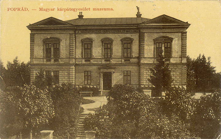 Budova Karpatského múzea okolo roku 1900